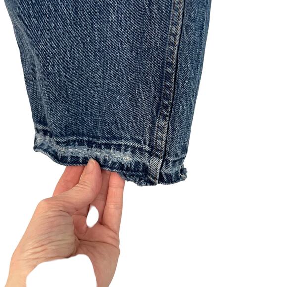 Abercrombie & Fitch The Dad High rise women's jeans button fly medium wash - 6s - Picture 3 of 8